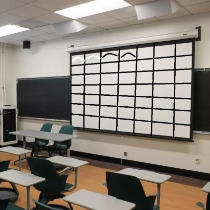 Electric-Projection-Screen